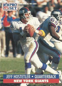 Jeff Hostetler New York Giants 1991 Pro set NFL #63